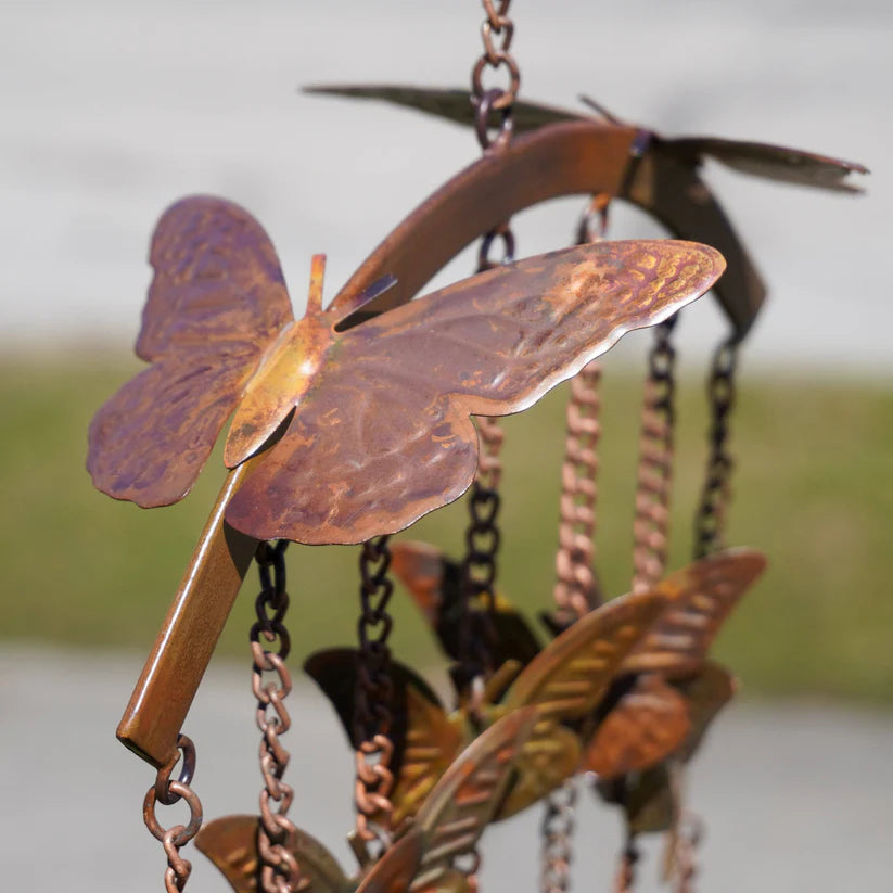 Butterflies on Arch Wind Chime