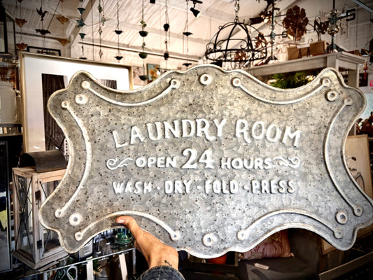 Laundry Room Metal Sign
