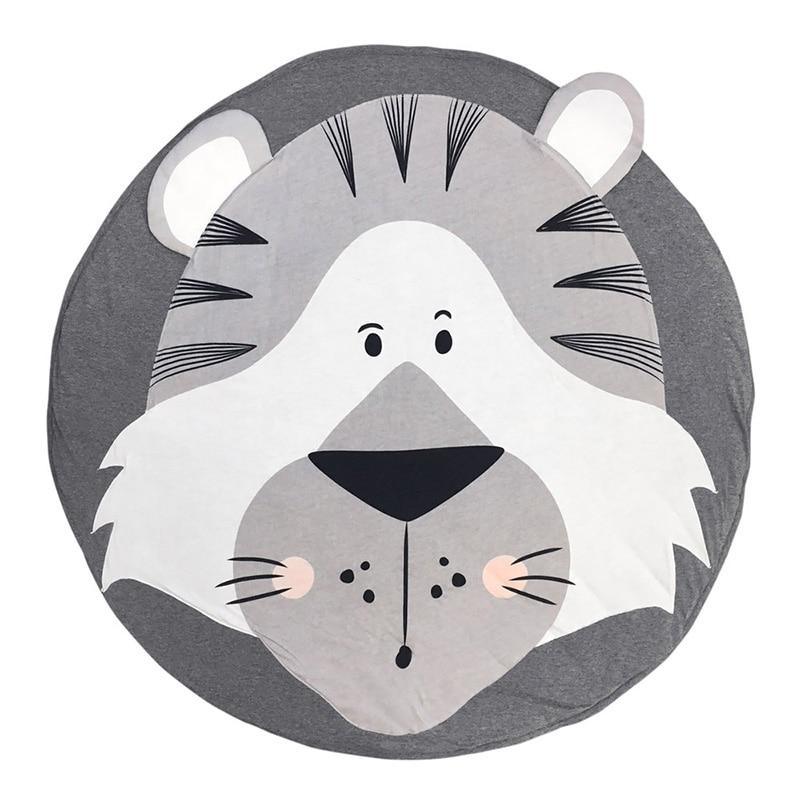 Round Cotton Animal Play Mat for Babies & Toddlers - Multiple Designs