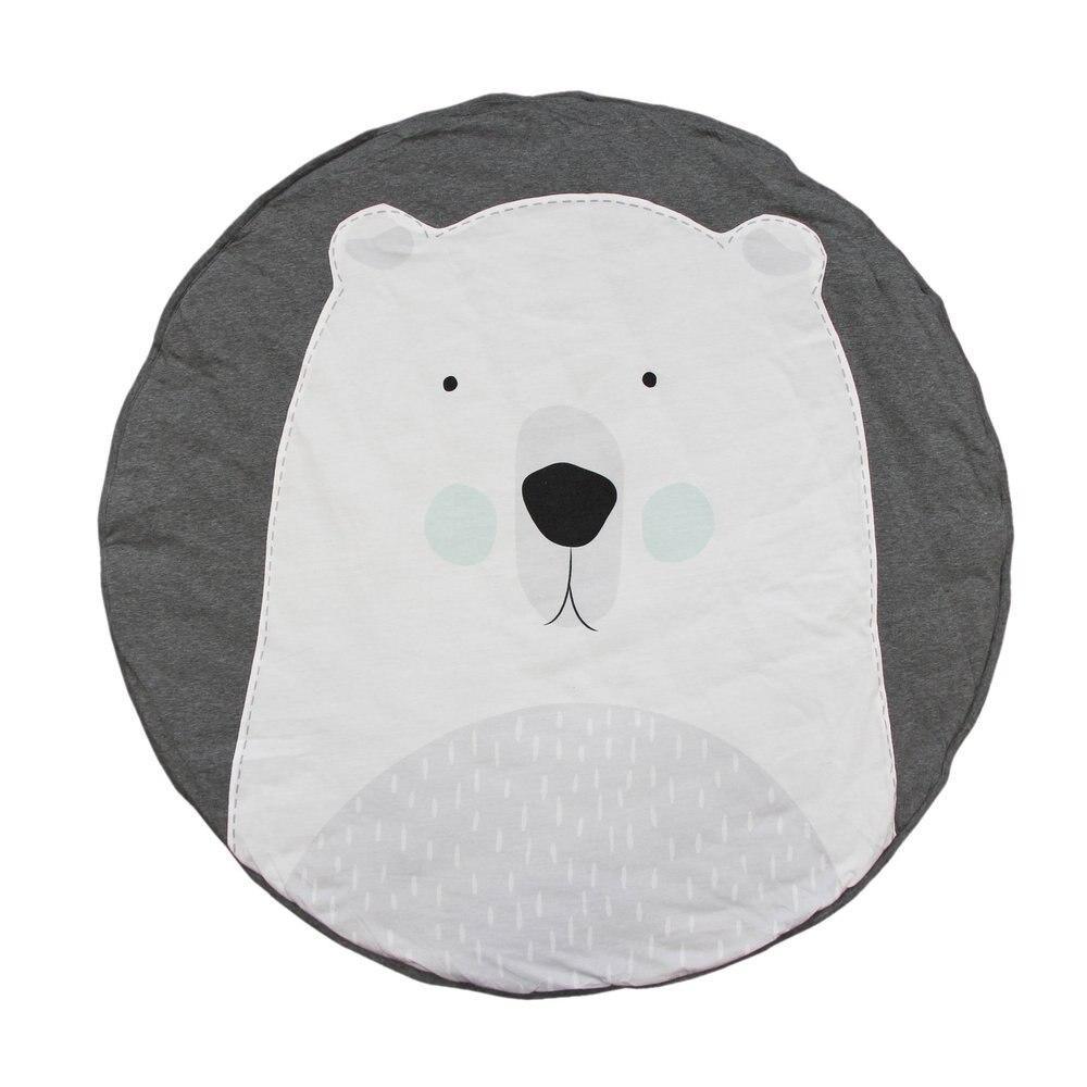 Round Cotton Animal Play Mat for Babies & Toddlers - Multiple Designs