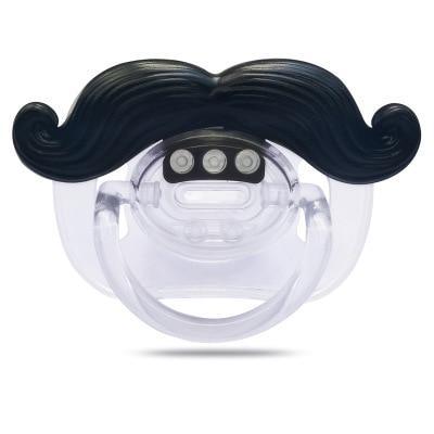 Funny Beard & Mustache Baby Pacifier — BPA-Free Food-Grade Silicone - Multiple Designs