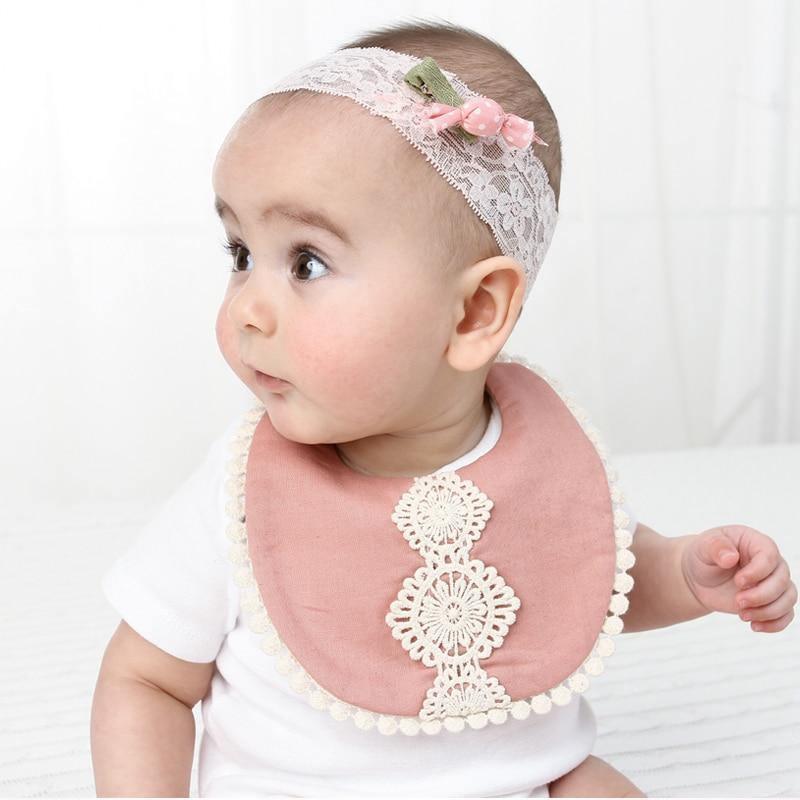 Cotton Linen Tassel Baby Bib & Burp Cloth – Multiple Designs