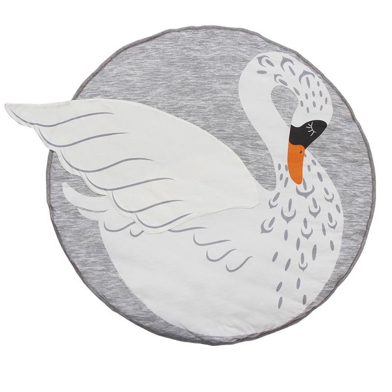 Round Cotton Animal Play Mat for Babies & Toddlers - Multiple Designs