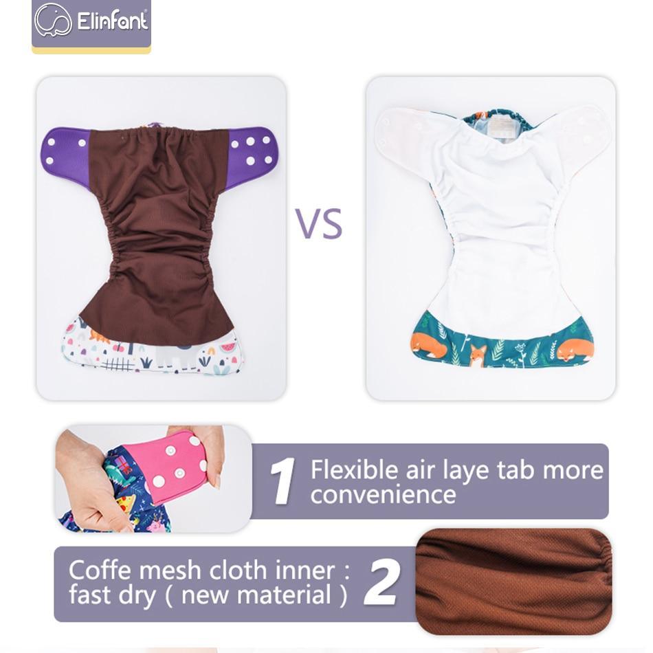 Eco-friendly Reusable Waterproof Diaper - Multiple Designs (Set of 4)