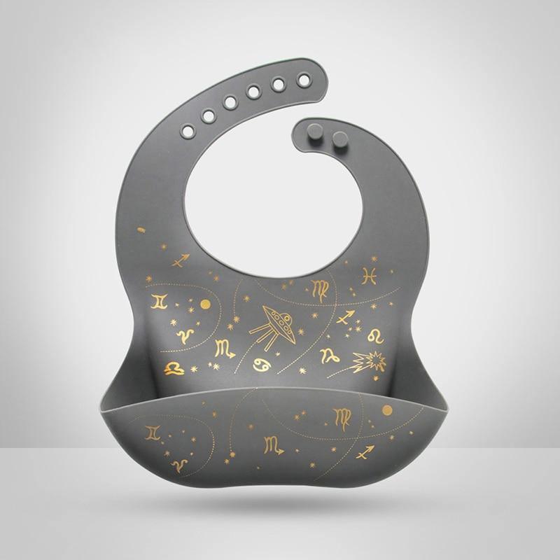 Luxury Silicone Baby Bib — Waterproof, Food-Safe & Easy Clean - Multiple Colors