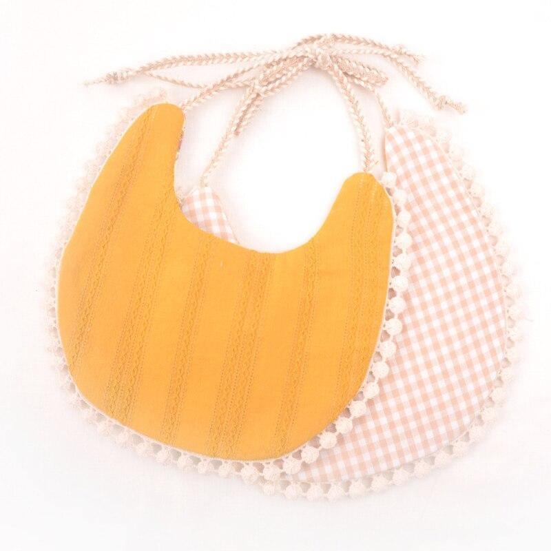 Cotton Linen Tassel Baby Bib & Burp Cloth – Multiple Designs
