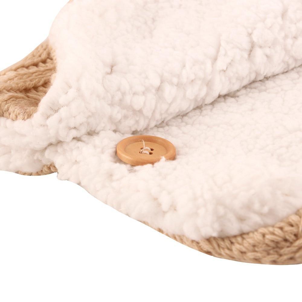 Handmade Knit Baby Swaddle Blanket — Warm Wool Sleeping Bag & Stroller Wrap - Multiple Colors