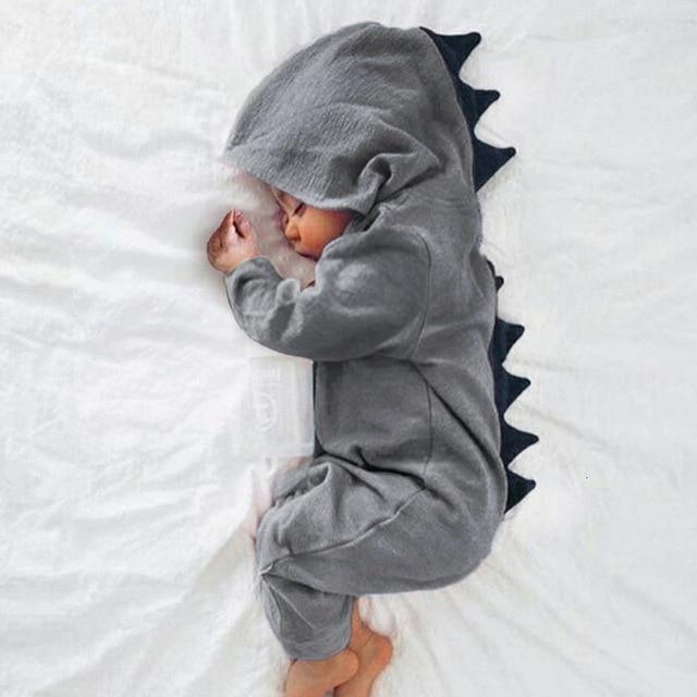 Cartoon Hooded Cotton Baby Romper – Multiple Designs