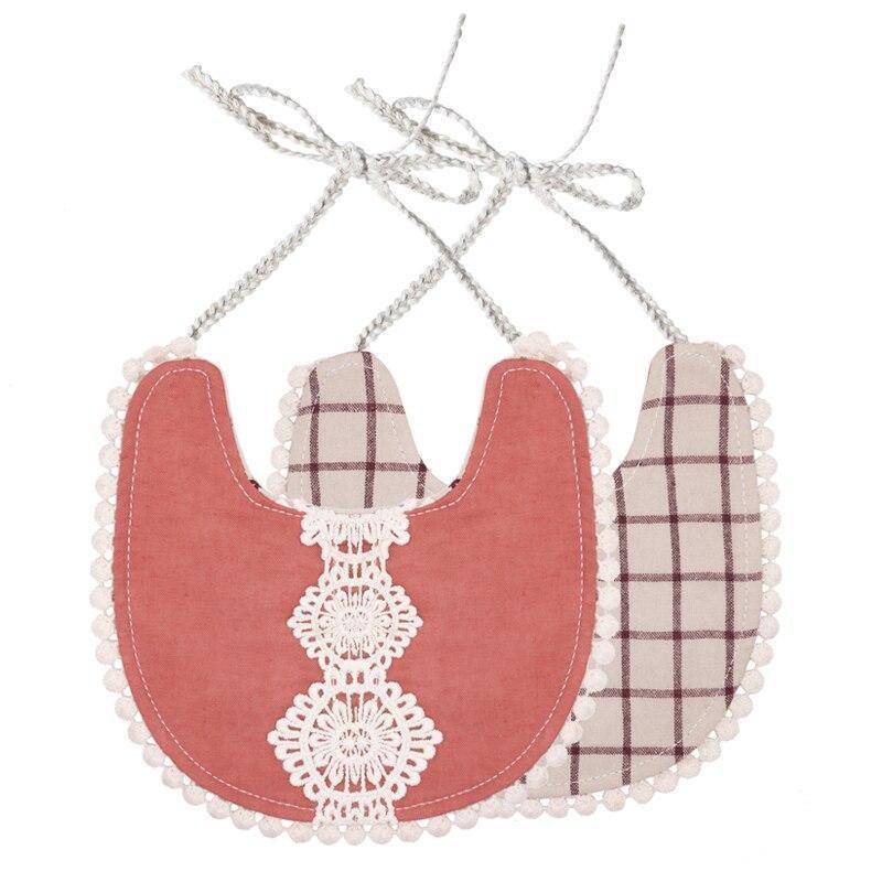 Cotton Linen Tassel Baby Bib & Burp Cloth – Multiple Designs