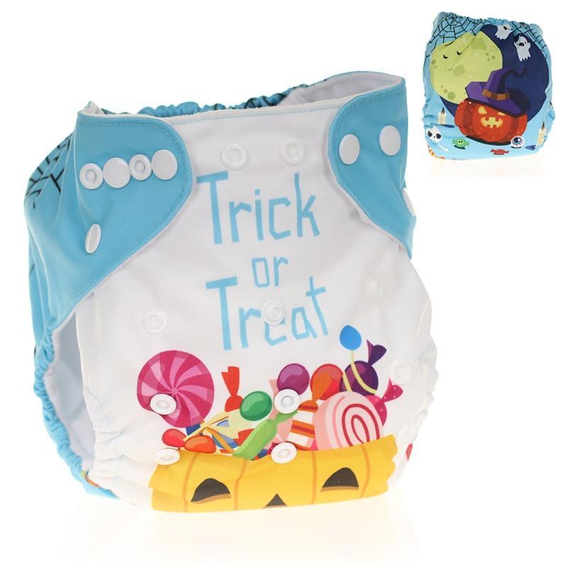 Reusable Pocket Cloth Diapers - Adjustable Waterproof Baby Nappies in Modern Prints