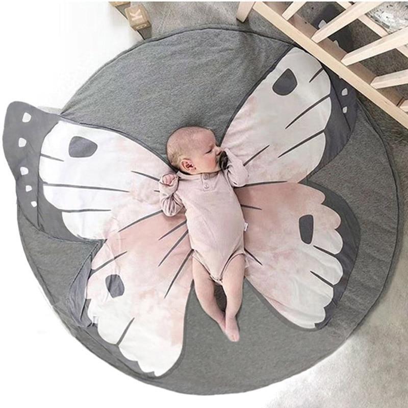 Round Cotton Animal Play Mat for Babies & Toddlers - Multiple Designs