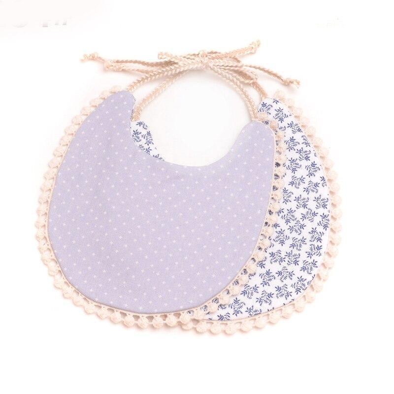 Cotton Linen Tassel Baby Bib & Burp Cloth – Multiple Designs
