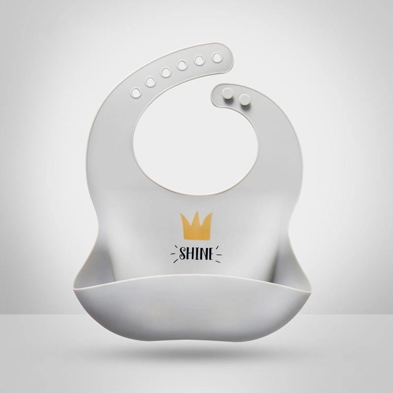 Luxury Silicone Baby Bib — Waterproof, Food-Safe & Easy Clean - Multiple Colors