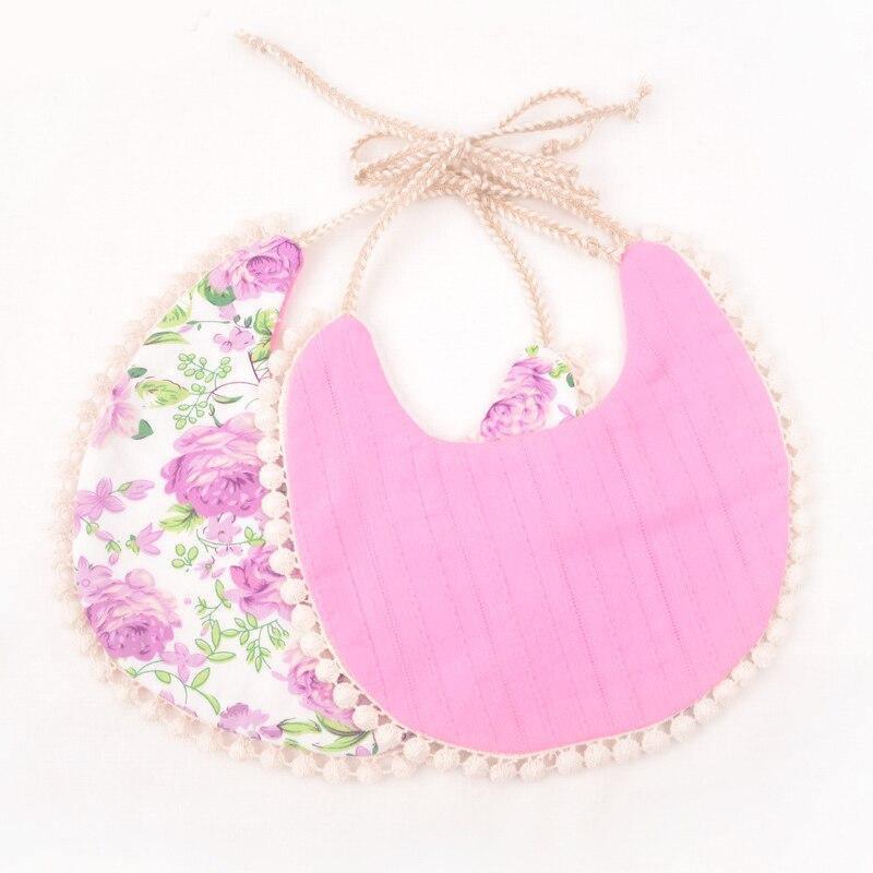 Cotton Linen Tassel Baby Bib & Burp Cloth – Multiple Designs