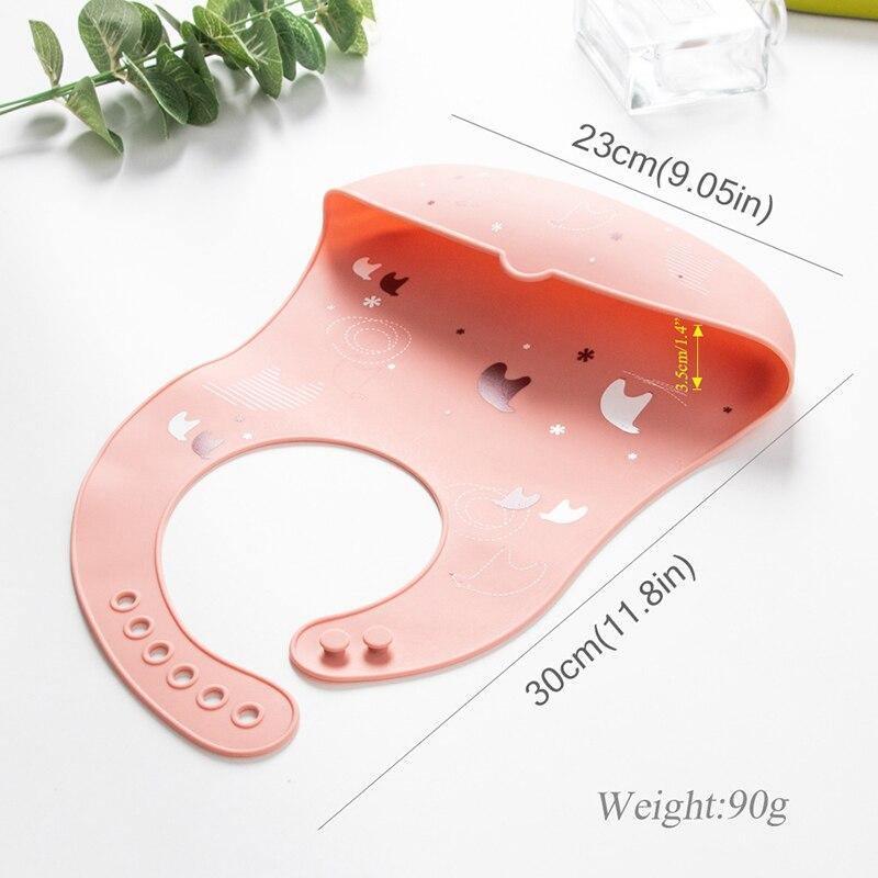 Luxury Silicone Baby Bib — Waterproof, Food-Safe & Easy Clean - Multiple Colors