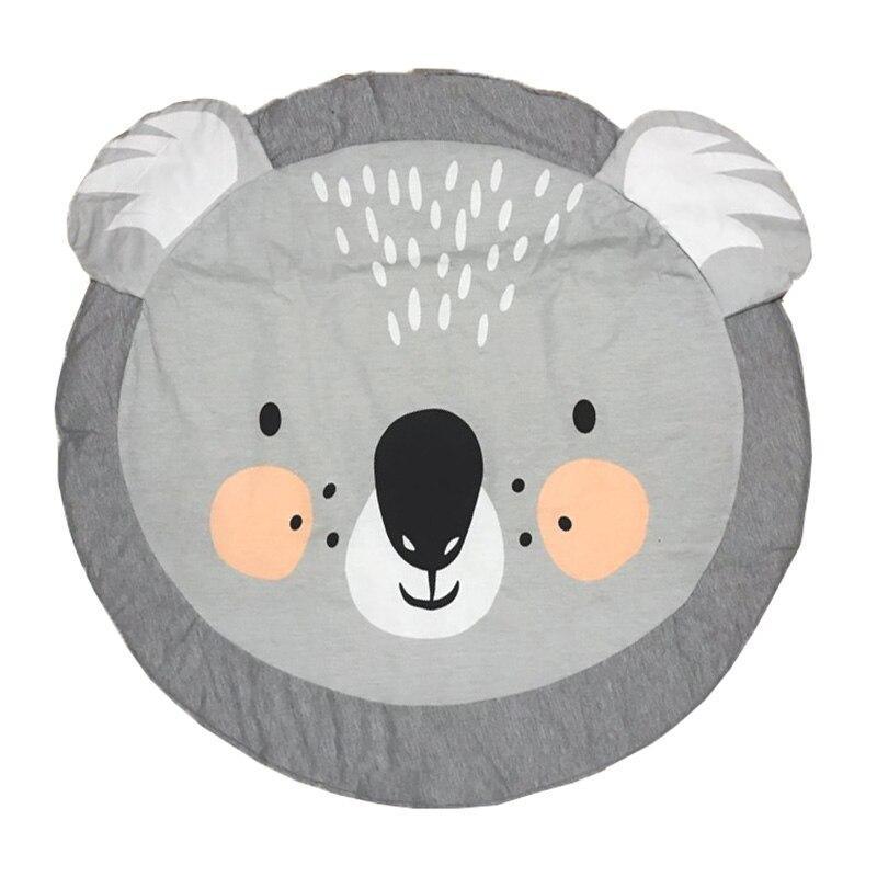 Round Cotton Animal Play Mat for Babies & Toddlers - Multiple Designs