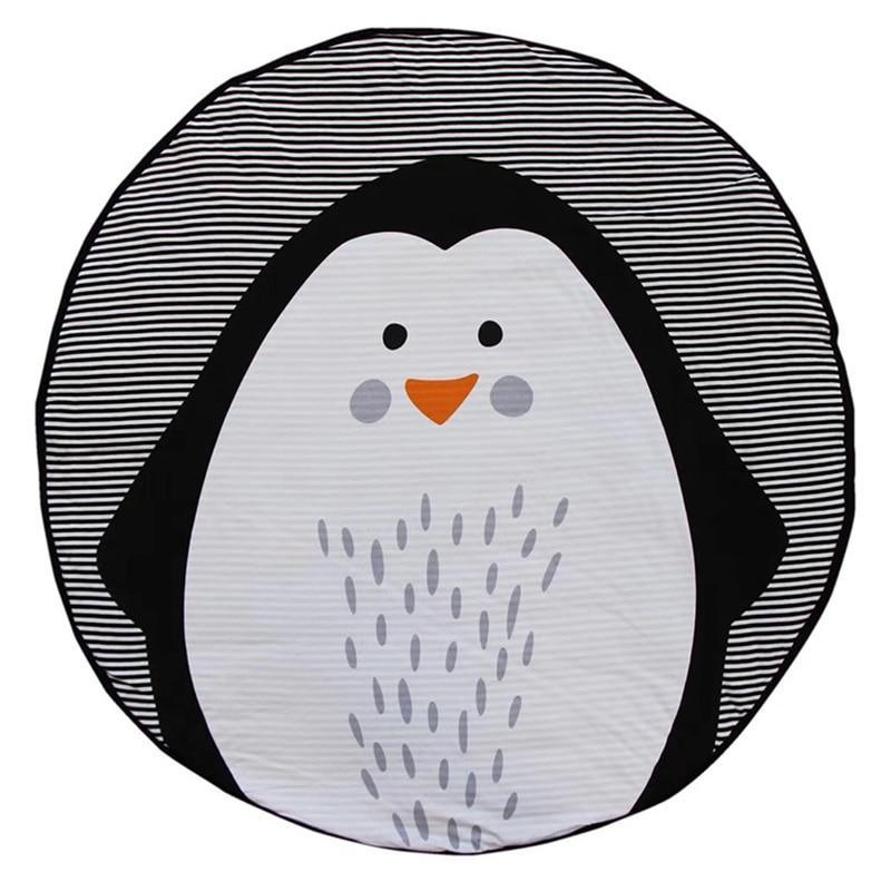 Round Cotton Animal Play Mat for Babies & Toddlers - Multiple Designs