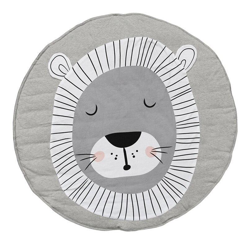 Round Cotton Animal Play Mat for Babies & Toddlers - Multiple Designs