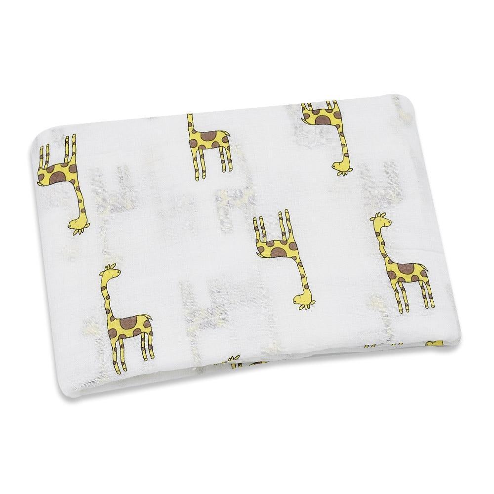 Lightweight Cotton Muslin Baby Swaddle Blanket - Multiple Designs