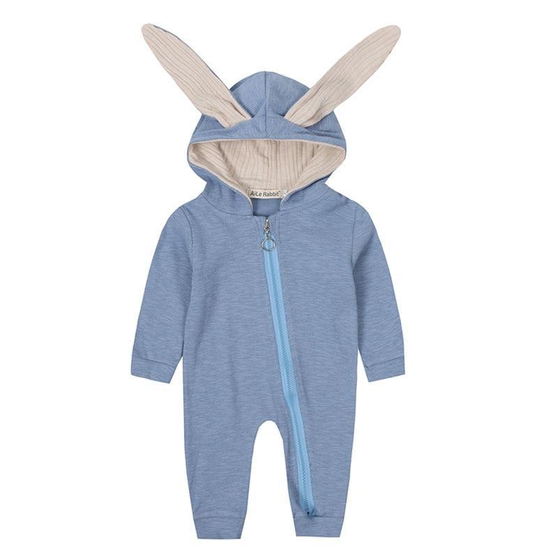 Cartoon Hooded Cotton Baby Romper – Multiple Designs