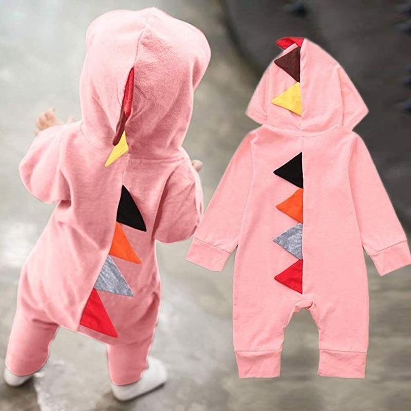 Cartoon Hooded Cotton Baby Romper – Multiple Designs