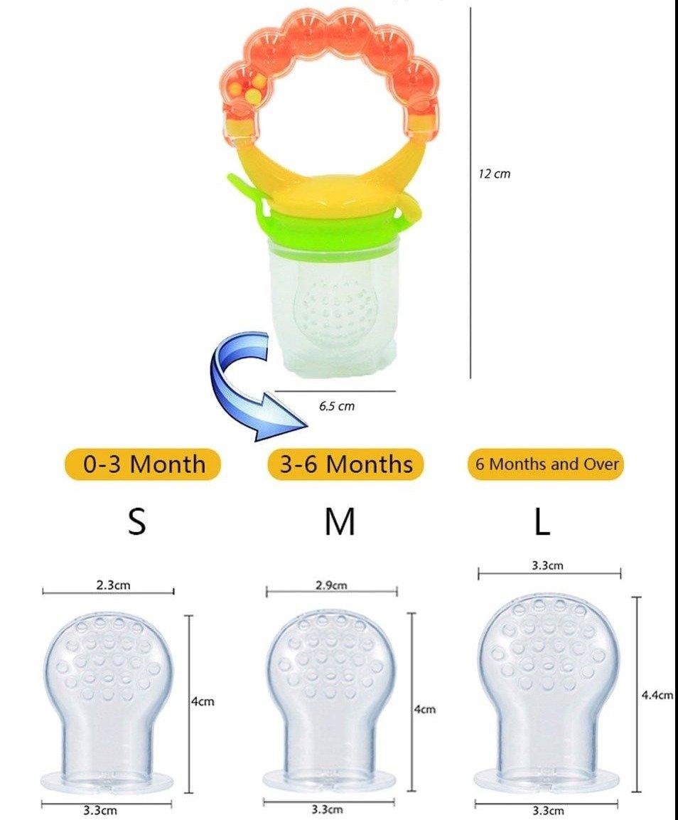Silicone Fresh Food Baby Feeder — BPA-Free Fruit Feeder Pacifier - Multiple Designs
