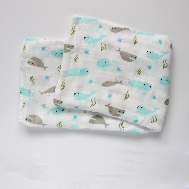 Bamboo Cotton Baby Swaddle Blanket — Soft, Breathable & Multi-Use - Multiple Designs