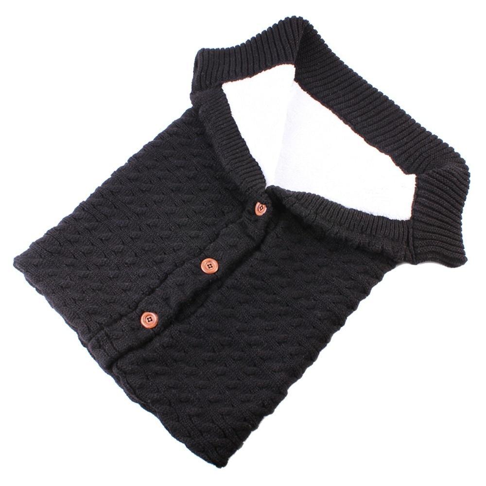Handmade Knit Baby Swaddle Blanket — Warm Wool Sleeping Bag & Stroller Wrap - Multiple Colors