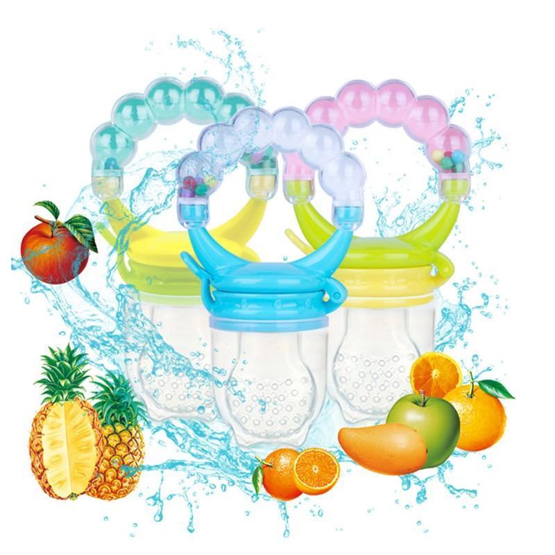 Silicone Fresh Food Baby Feeder — BPA-Free Fruit Feeder Pacifier - Multiple Designs