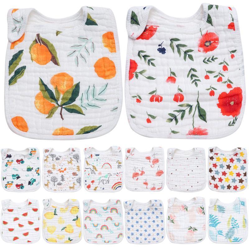 Cotton Bandana Bib & Burp Cloth – Multiple Designs