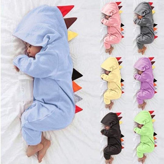 Cartoon Hooded Cotton Baby Romper – Multiple Designs