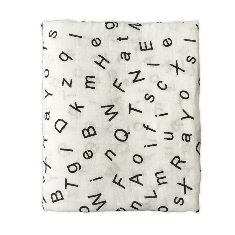Bamboo Cotton Baby Swaddle Blanket — Soft, Breathable & Multi-Use - Multiple Designs