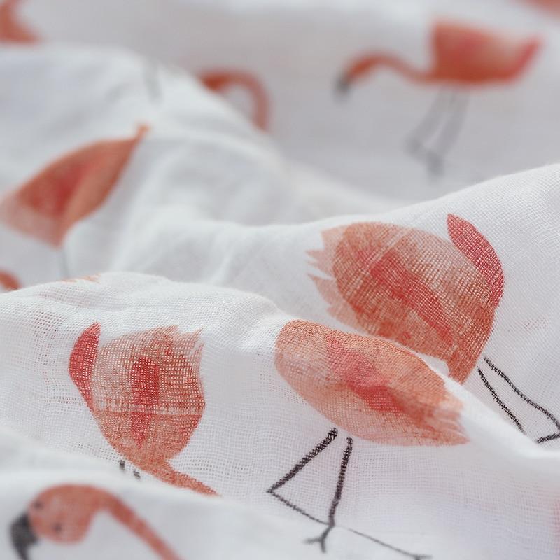 Lightweight Cotton Muslin Baby Swaddle Blanket - Multiple Designs