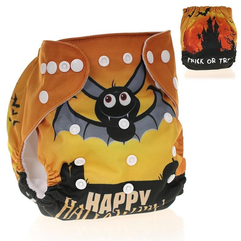 Reusable Pocket Cloth Diapers - Adjustable Waterproof Baby Nappies in Modern Prints