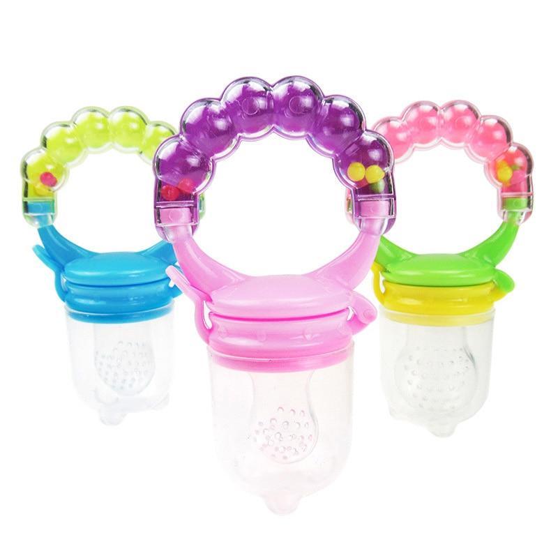 Silicone Fresh Food Baby Feeder — BPA-Free Fruit Feeder Pacifier - Multiple Designs