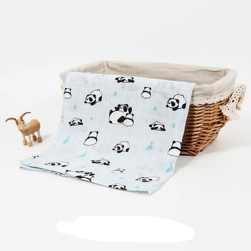 Bamboo Cotton Baby Swaddle Blanket — Soft, Breathable & Multi-Use - Multiple Designs