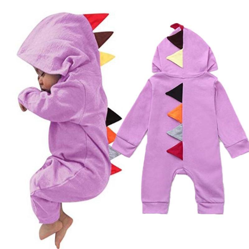 Cartoon Hooded Cotton Baby Romper – Multiple Designs