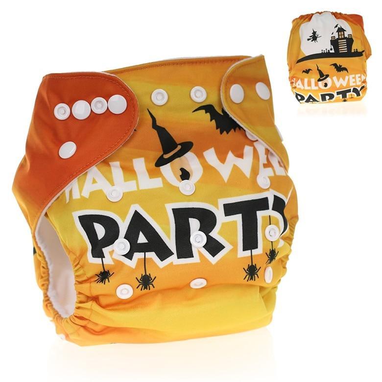 Reusable Pocket Cloth Diapers - Adjustable Waterproof Baby Nappies in Modern Prints