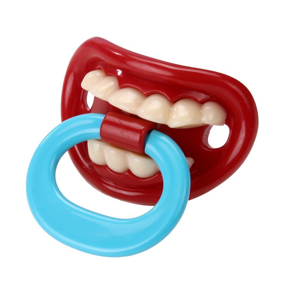Funny Lip Kiss Silicone Baby Pacifier – Multiple Designs