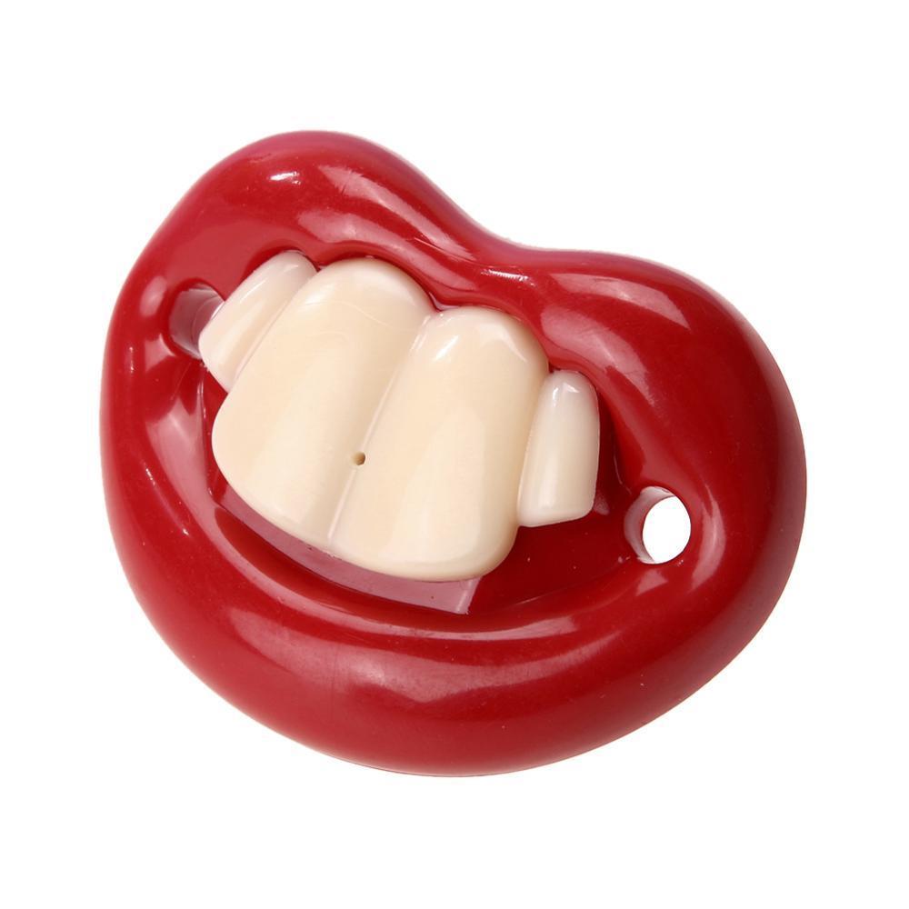 Funny Lip Kiss Silicone Baby Pacifier – Multiple Designs