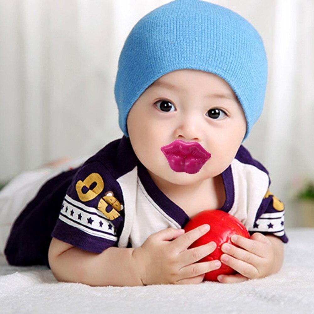 Funny Lip Kiss Silicone Baby Pacifier – Multiple Designs