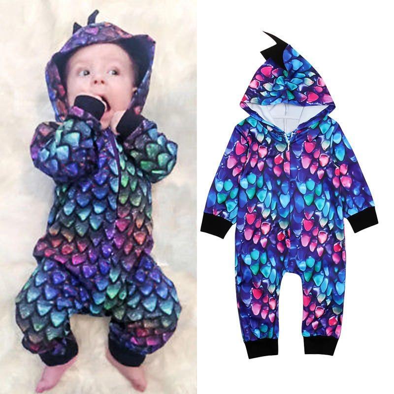 Cartoon Hooded Cotton Baby Romper – Multiple Designs