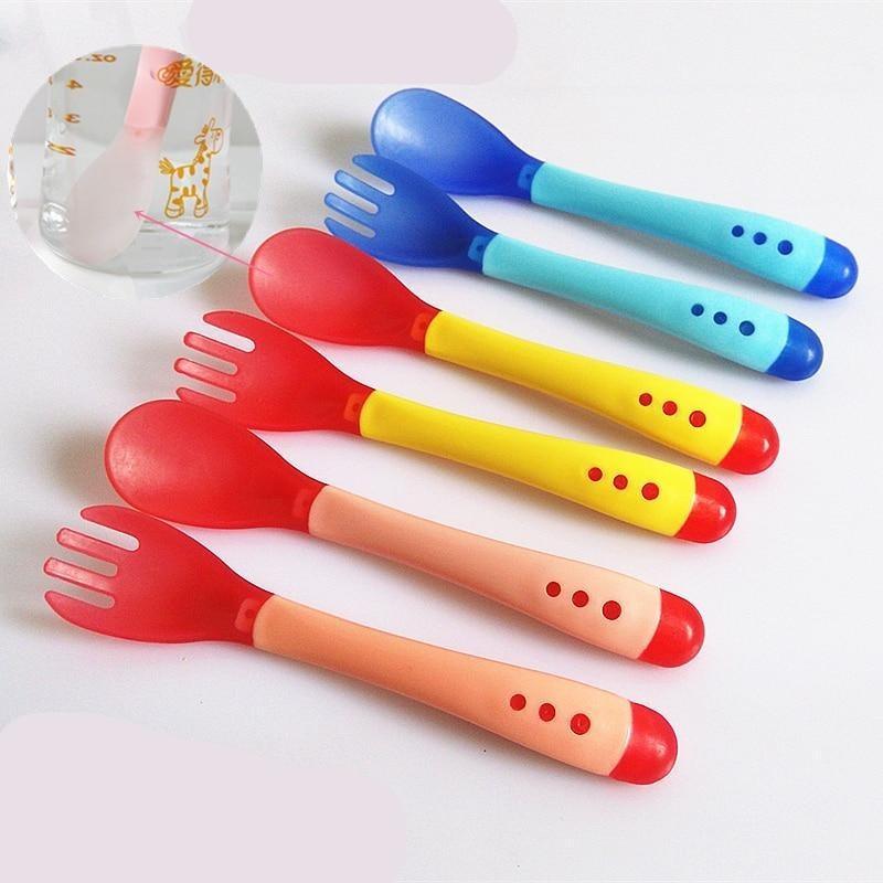 Baby Feeding Dishes & Utensil Set – Mix & Match | Red, Blue & Yellow