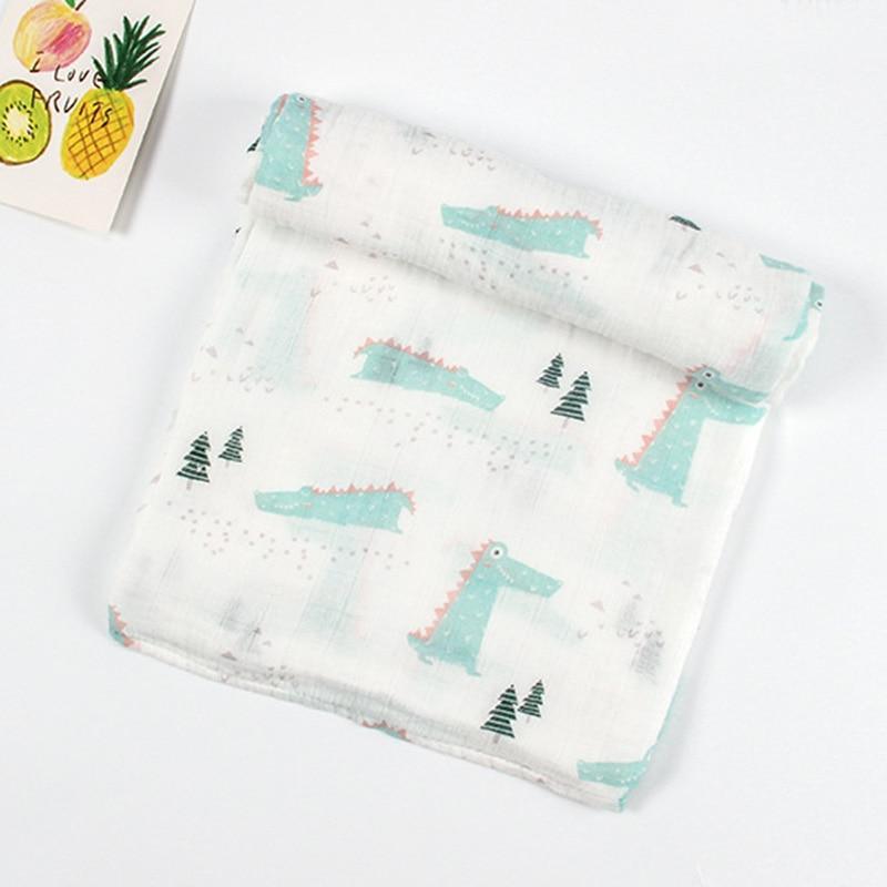 Bamboo Cotton Baby Swaddle Blanket — Soft, Breathable & Multi-Use - Multiple Designs