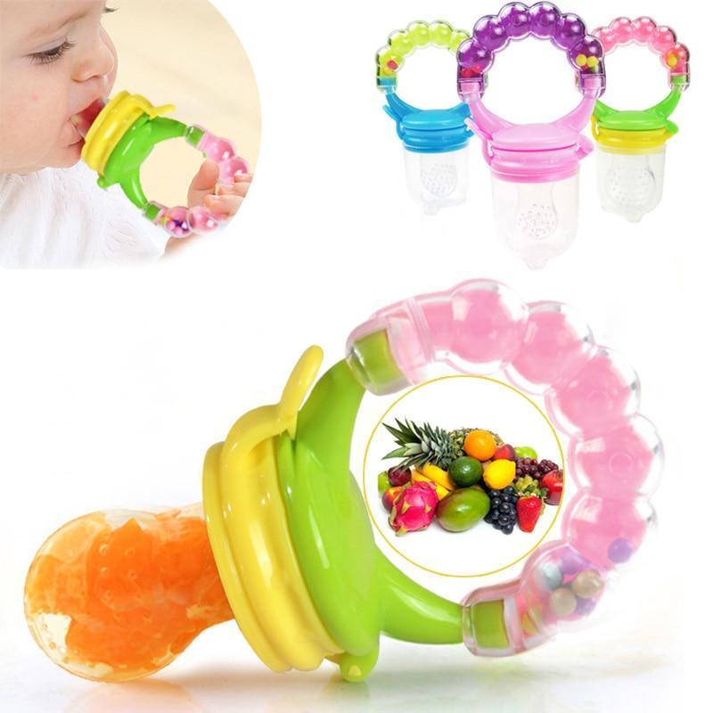 Silicone Fresh Food Baby Feeder — BPA-Free Fruit Feeder Pacifier - Multiple Designs
