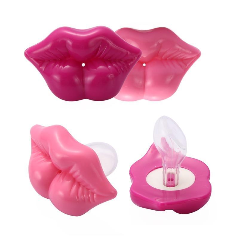 Funny Lip Kiss Silicone Baby Pacifier – Multiple Designs