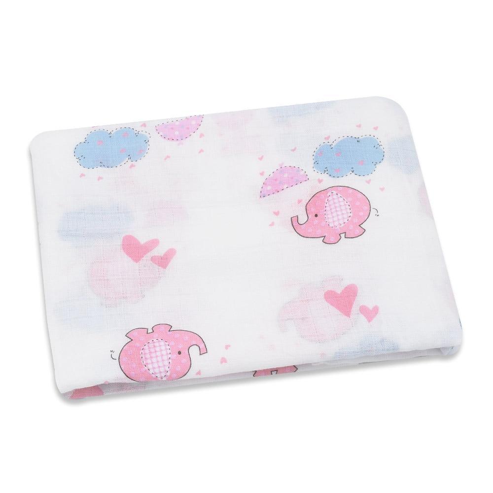 Lightweight Cotton Muslin Baby Swaddle Blanket - Multiple Designs