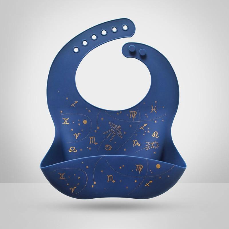 Luxury Silicone Baby Bib — Waterproof, Food-Safe & Easy Clean - Multiple Colors