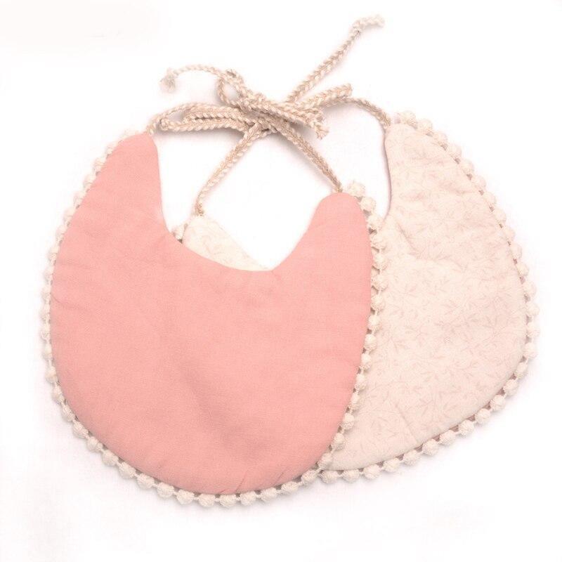 Cotton Linen Tassel Baby Bib & Burp Cloth – Multiple Designs