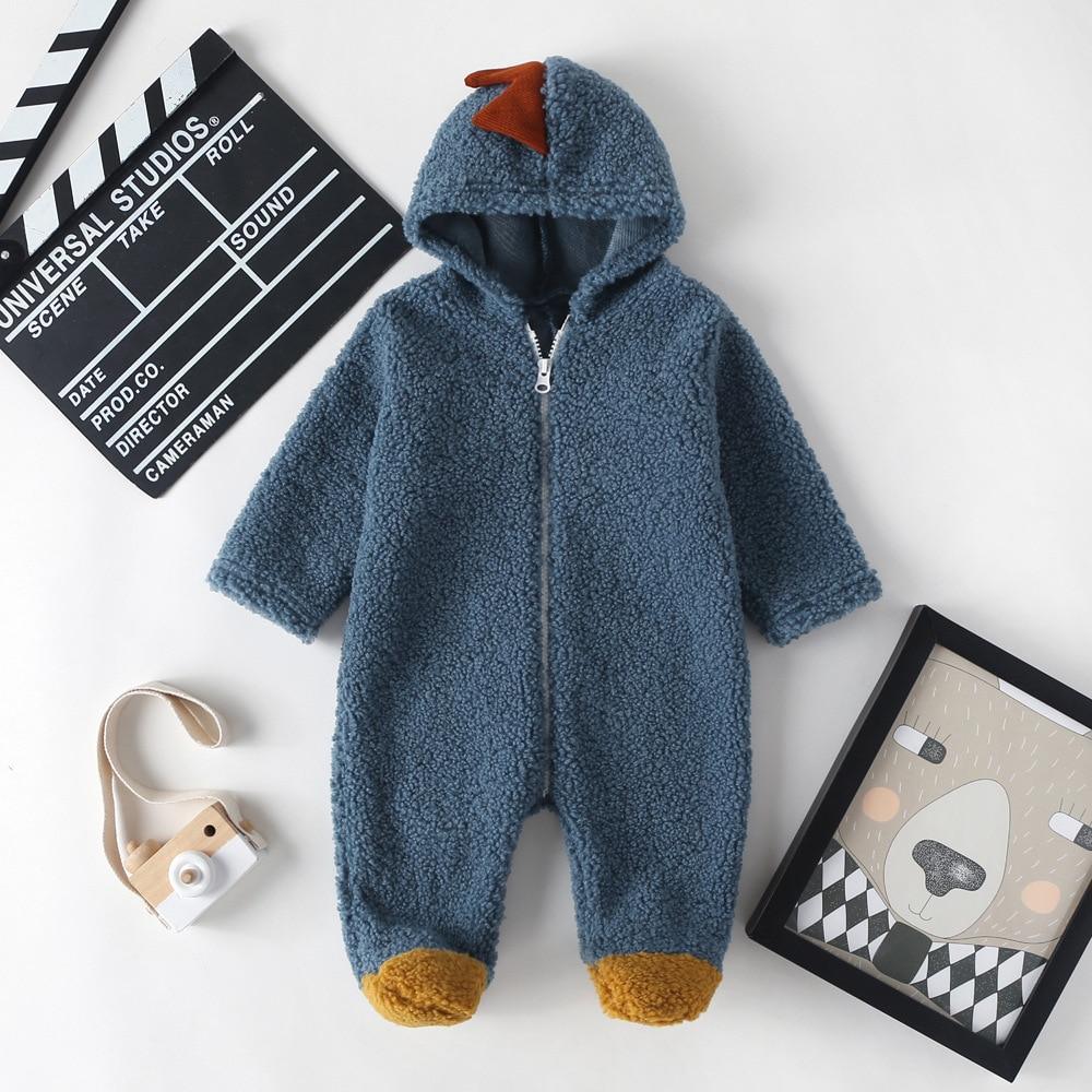 Cartoon Hooded Cotton Baby Romper – Multiple Designs